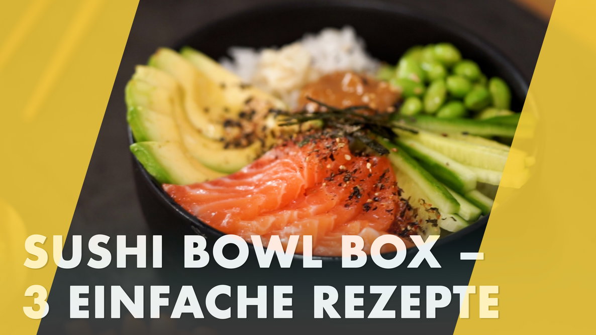 Sushi Bowl Variationen mit der Sushi Bowl Box